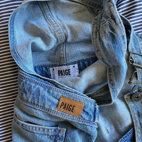 Denim overall shorts - Picture 3 of 3